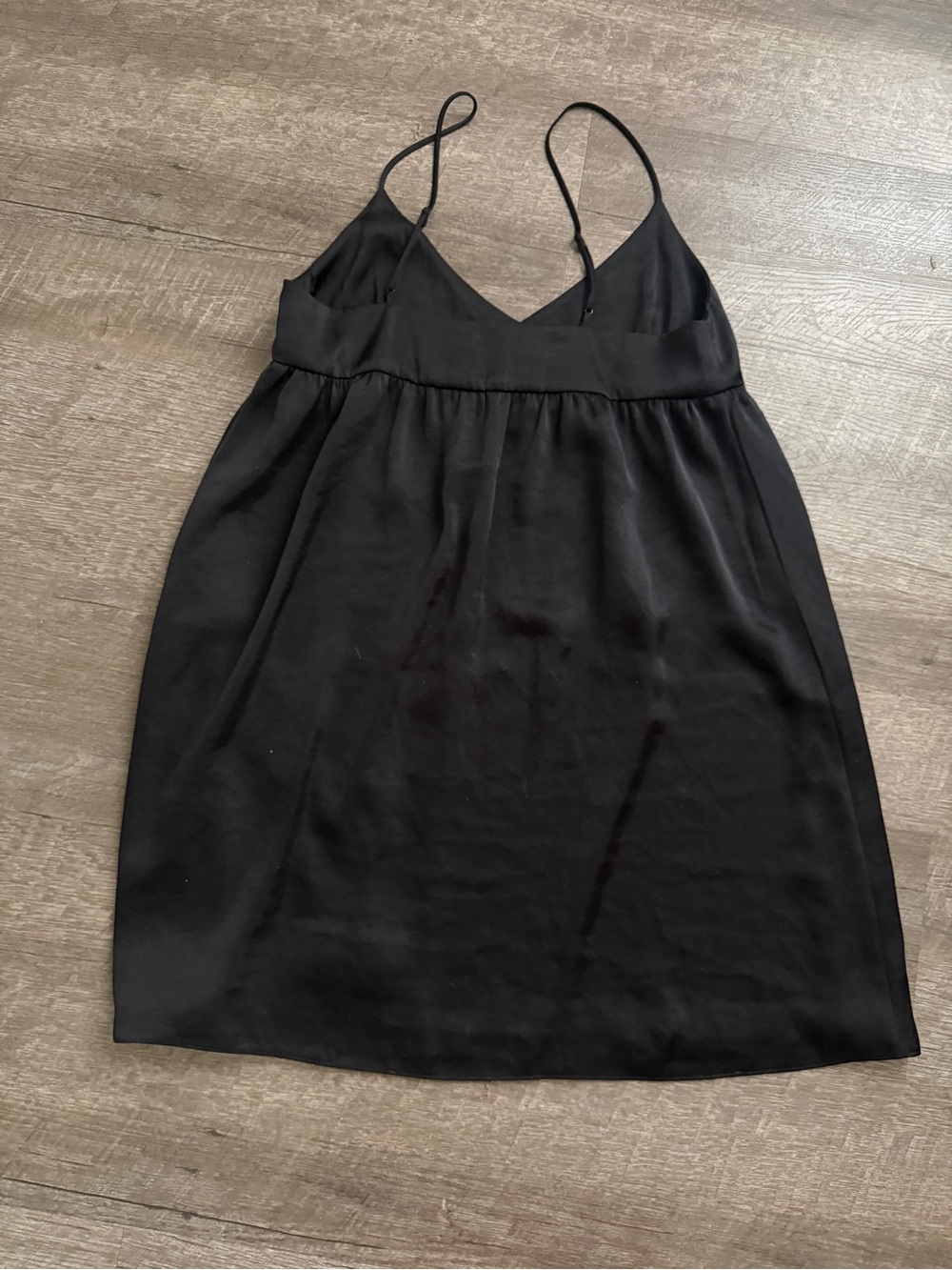 Aritzia Wilfred black satin baby doll dress! - Picture 5 of 5